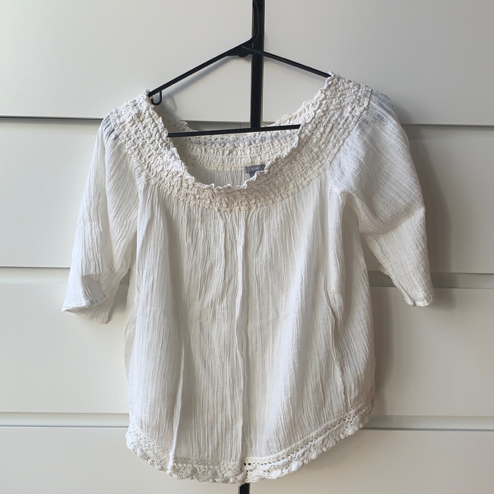 Aerie White S Top